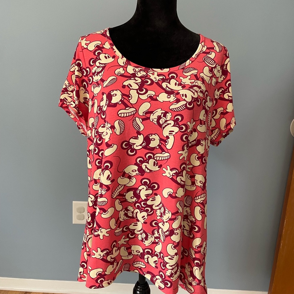 LuLaRoe Pink Boxy Relaxed T-Shirt